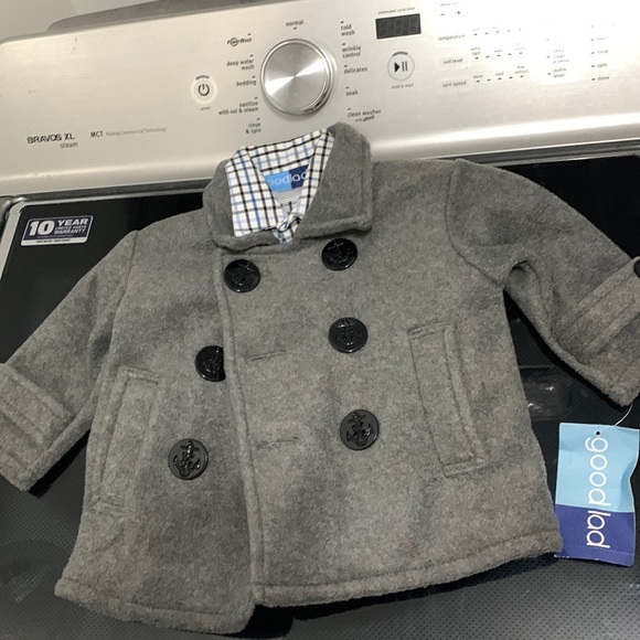 Good Lad Jackets & Coats New Boys Dress Coat Sailor Anchor Buttons